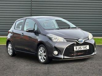 toyota yaris excel hatchback's 1.5 vvt-h excel e-cvt euro 6 5dr (15in alloy)