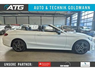 mercedes-benz c 200 cabriolet amg line nightpaket navi led air