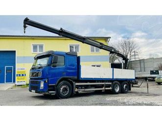 volvo fm 6.6m valník 6x2 spaní+hiab 144