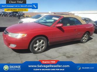 2000 toyota solara convertible