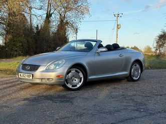 2002 lexus sc 4.3 430 2dr convertible petrol automatic