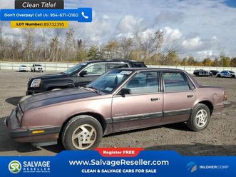 1989 pontiac 6000 le sedan