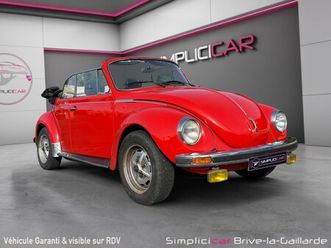 volkswagen coccinelle cabriolet 1302 1.6 50cv karmann garantie 12 mois