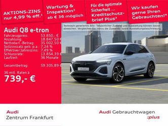 audi q8 e-tron 55 quattro s line led luft hud dab