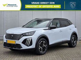 peugeot 2008 - 1.2 hybrid 145pk e-dcs6 gt | navigatie | alcantara | 360 camera | adaptive cruise | 8 jaar