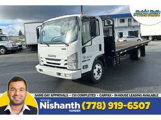 2018 isuzu nrr 20' flatdeck + cvi completed *excellent condition