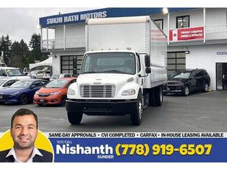2019 freightliner m2 26' box + 3,000lb tuckaway liftgate + hydraulic