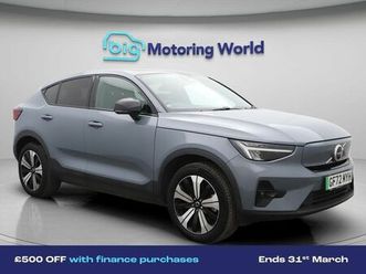 volvo c40 twin recharge 78kwh plus suv 5dr electric auto awd (408 ps)