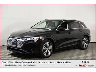 certified 2024 audi q8 e-tron premium quattro