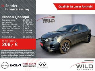 nissan qashqai 1.3 dig-t akari, shz, pano-dach, leder