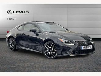 lexus rc 300h 2.5 f-sport black edition 2dr cvt coupe 2018, 40758 miles, £24999 - 33067527 - exchangeandmart.co.uk
