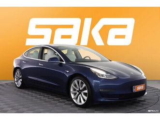 long range dual motor ** valkoiset nahat / autopilot / premium audio / lasikatto **