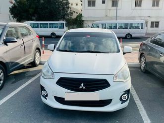 mitsubishi attrage 2014 gcc for sales aed 13500
