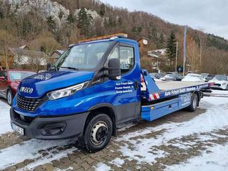 daily 210 ps automatik abschleppwagen schiebeplate