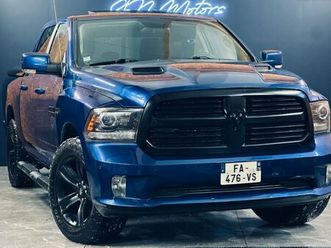 dodge ram 1500 5.7 v8 395 flexfuel hemi crew cab sport garantie 12 mois excellent état suivi exemplaire