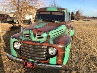 1952 ford f1 with 1950 front end..all steel!..