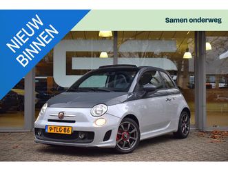 fiat 500 1.4-16v aut. abarth cabrio sportuitlaat|leer|ecc|