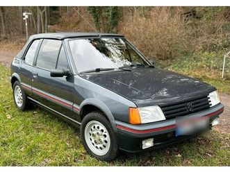 peugeot 205 cti cabrio garagenwagen 1. hand