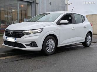 sandero sce 65ch confort avec clim + android auto & apple carplay 5p / 1ere main