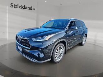 2025 toyota highlander hybrid limited awd 3row