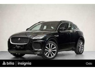 jaguar e-pace d150 awd r-dynamic aut. matrix led, hengerfeste 2018 svart