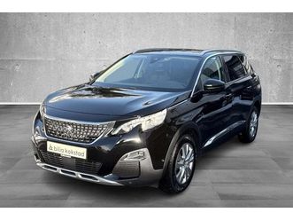 peugeot 5008 allure 131hk aut acc/delskinn/360 kam/7seter/s+v 2018 svart