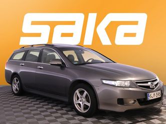 honda accord 5d accord tourer exe 2.4 automatic ** sähköpenkit / vaalea nahkasisusta / p-kamera / navigointi / kattoluukku **