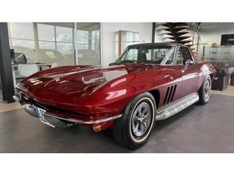 1965 chevrolet corvette rouge foncé manuel, 4 vitesses co...