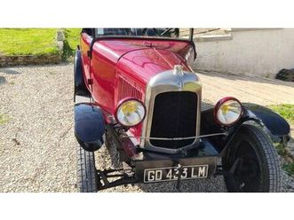 1925 citroen type c rouge manuel, 4 vitesses conduite à g...