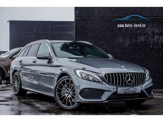 mercedes-benz c 350e amg-line 2.0i plug-in / historiek / camera / cruisecontrol / liftsysteem / pano dak / trekhaak !