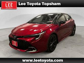 new 2026 toyota corolla hatchback xse