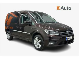 volkswagen caddy maxi trendline 2,0 tdi 90kw 4motion | juuri tullut | 7-paikkainen | 1.om suomi-auto | sis.alv | koukku |