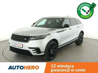 land rover range rover velar fv23% 4x4 r-dynamic se 250km skóra virtual navi kamera warszawa