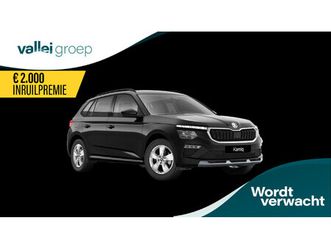 škoda kamiq selection (1) 1.0 tsi 85 kw / 115 pk suv 6 versn. | trekhaak | 16 velgen | parkeersensoren achter | cruise control | draadloze apple carplay/androi