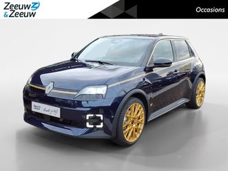 renault 5 urban range iconic cinq 40 kwh | bleu d'or 3/25 | pack winter | carplay | gouden velgen | unieke uitvoering |