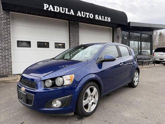 used 2013 chevrolet sonic ltz