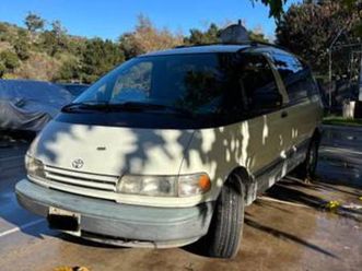 1993 toyota previa – clean title, 85k japanese engine, well maintained + parts
