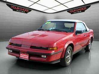 used 1989 pontiac sunbird gt turbo 2dr convertible