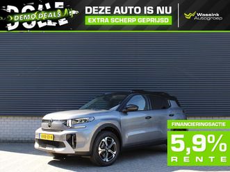 citroën c3 aircross new hybrid 136pk e-dcs max i apple carplay/android auto i navigatie i lichtmetalen velgen i climate control i camera