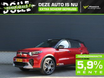 citroën c3 aircross new plus 1.2 turbo 100pk i advanced comfort seats i camera i parkeersensoren i apple carplay/android auto i lichmetalen velgen 17 inch