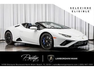 used 2022 lamborghini huracan evo spyder rwd