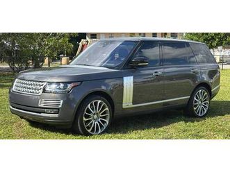 2017 land rover range rover lwb supercharged