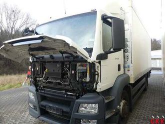 man tgs 18.320 4x4h bl 3-kammer kühlfahrzeug mit lbw transmission endommagée