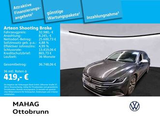 arteon shooting brake elegance 2.0 tsi led navi parkpilot rearview eklappe appconnect dsg