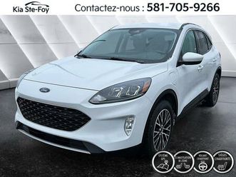 ford escape plug-in hybrid 2021 hybride* sel* gps* cuir* volant chauffant* bizone*