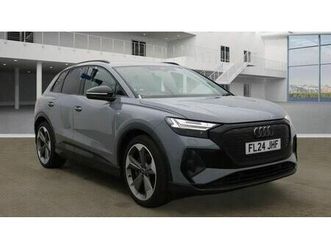 audi q4 e-tron 250kw 55 quattro 82kwh black edition 5dr auto