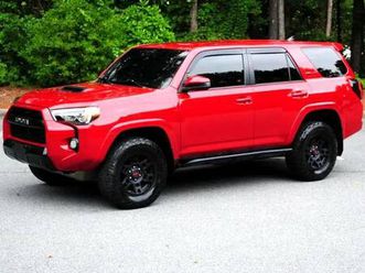 2017 toyota 4runner trd pro navigation barcelona red metallic 4wd