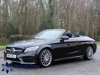 mercedes-benz c-class 2.1 c250d amg line (premium plus) cabriolet 2dr diesel g-tronic+ euro 6 (s/