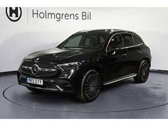 mercedes-benz glc 2,95% ränta 400e 4matic amg line drag läder panorama burmester 3