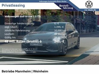 volkswagen golf r-line 1.5 tsi klima dab acc led alu 17